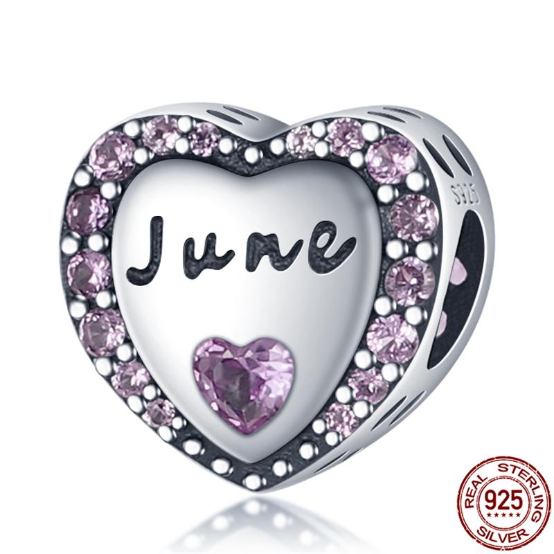 925 Silver 12 Zodiac Beads Exclusive Charm Fit Pan 3mm 925 Bracelet Key Chain Fashion Women Jewelry