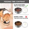 Вставка для мисок для собак с присосками, силиконовая головоломка с защитой от удушья, вставка для мисок для собак с медленной подачей, для обычных и высоких мисок для собак