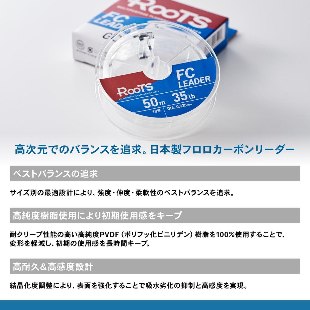 GOSEN GMRFN0520N Roots FC Leader N 50m 20lb (No. 5)
