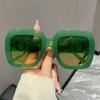 Элегантные зеленые солнцезащитные очки оверсайз женские трендовые с большой оправой квадратные градиентные очки люксовые дизайнерские солнцезащитные очки мужские винтажные