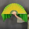 10/20 см Полукруглый Шелковый Занавес Пары Танца Янко Бамбуковые Веера Ручная Окраска Веер для Взрослых Ребенок Женщины
