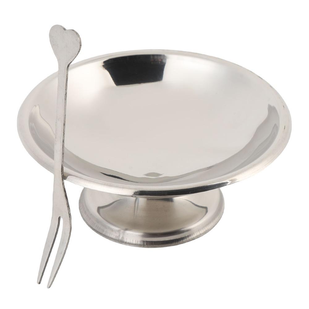 1Set Round Pudding Mold Cup Rustless Steel Cold Dessert Container Dessert Serving Bowl Cafe