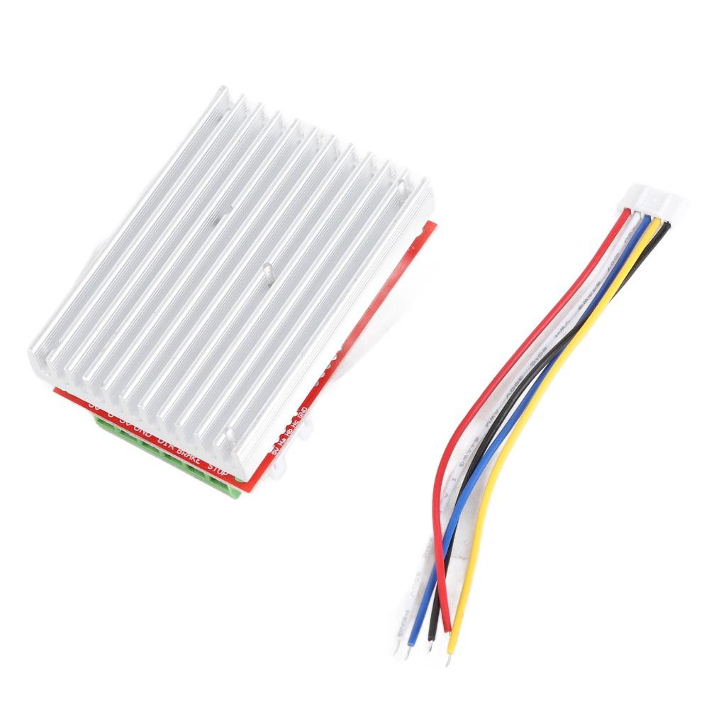 350W Brushless Motor Controller 12V 24V 48V PWM Motor Controller  Electric Motor Speed Regulation