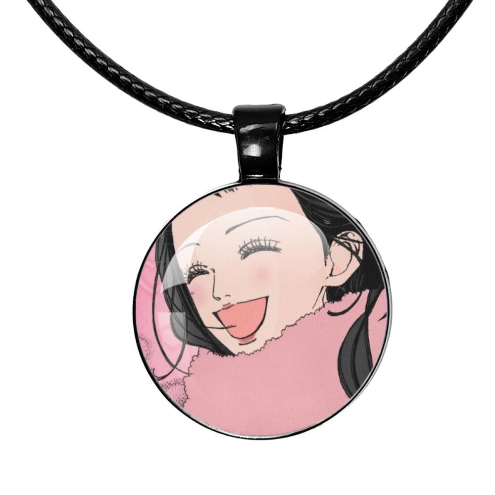 Ожерелье Paradise Kiss Аниме Юкари Хаясака Мивако Сакурада Черная веревочная цепочка Стеклянный кулон Ожерелье Шарм Украшения Подарок