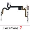 Power Volume Button Flex Cable For iPhone 7 7P 8 Plus With Flash Light Mic Repair Replacement