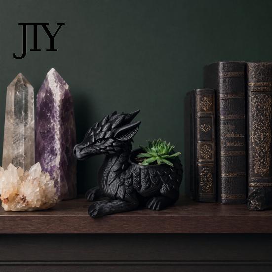 3D Printed Planter Pot Dragon Pot, Mini Succulents Herb Plants Flower Desktop Indoor Outdoor Container, Home Balcony Decoration Small