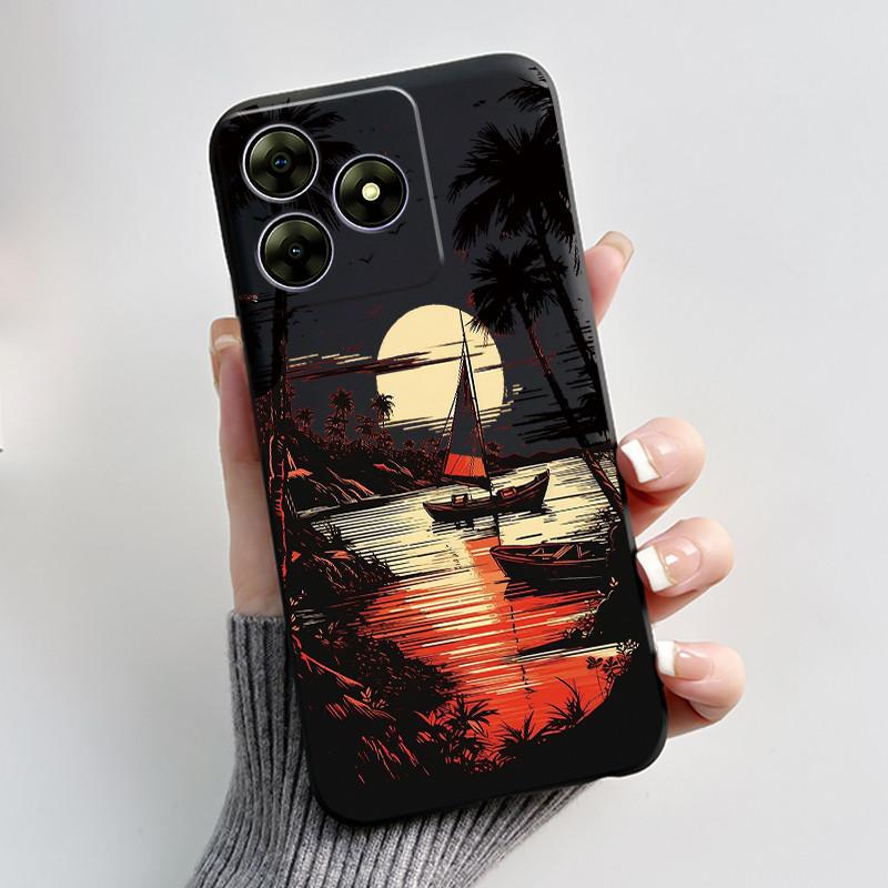 For Blackview Wave 8C 6.56" Wave 8 Black View Wave8C Wave8 Back TPU Soft Silicone Phone Case Luxury Cute Love Rabbit Funny Cover