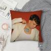 Rapper Q-Quevedo Columbia Album Pillow Case Square Double-Sided Printing Short Plush Sofa Cushion Cover Bedroom Bedside Pillow