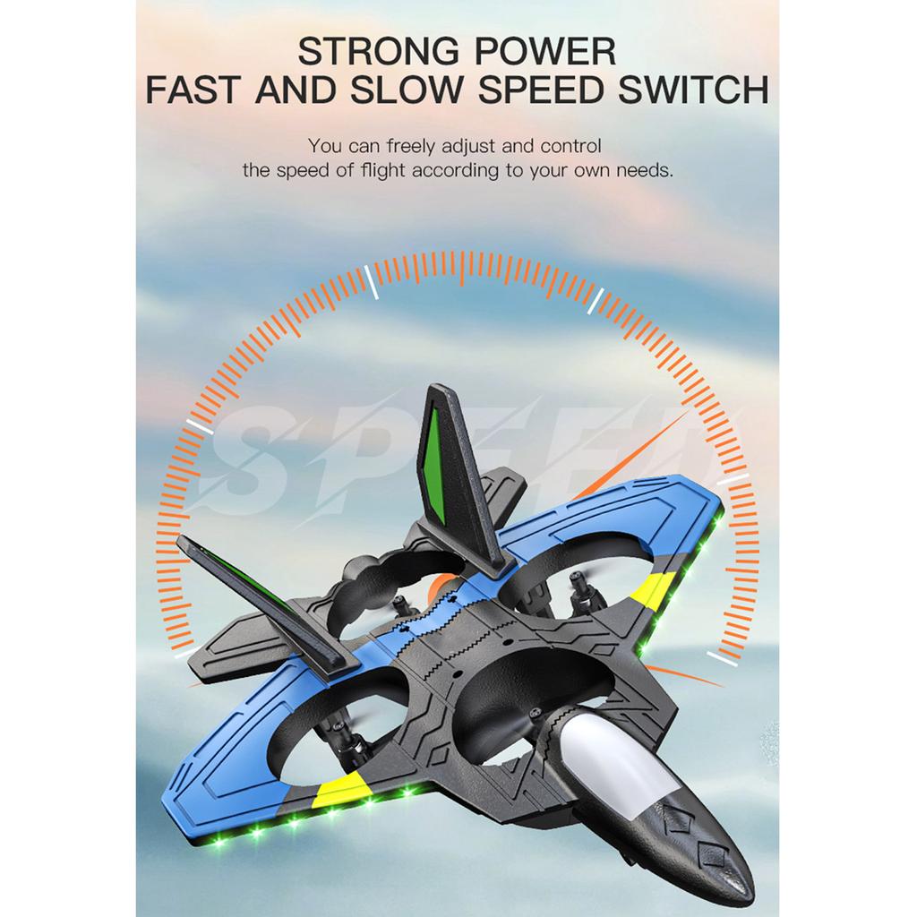 Kid Remote Control Aircraft Toy Glider 4 Channel Remote Control Aircraft Fall Resistance Ensuring Safe Flying Adventures