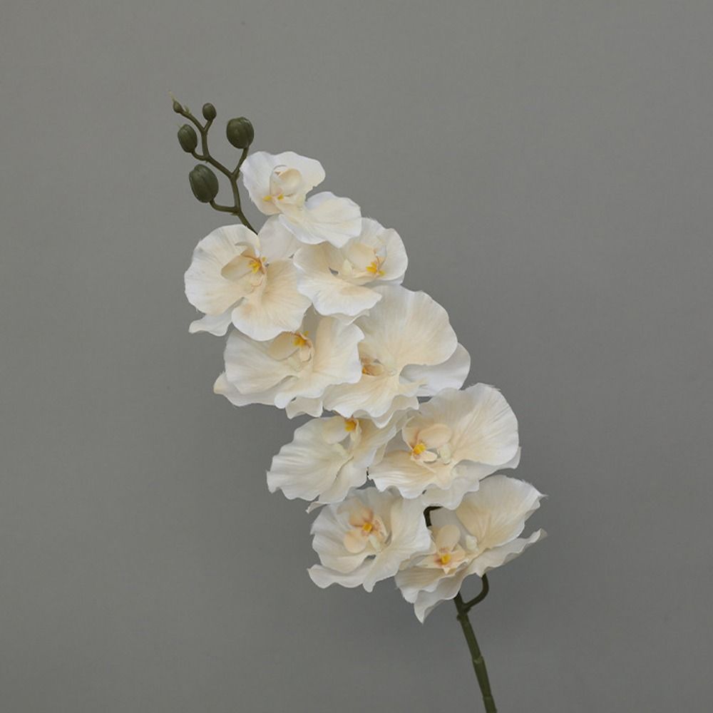 9 Heads Simulation Flower 98cm Silk Flower New Artificial Butterfly Orchid Wedding Decoration