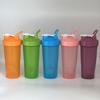 600Ml Protein Shaker Bottle Protein Powder Shake Cup For Gym Ffitness Shaker Scale Portable Water Bottle Slushy Cup