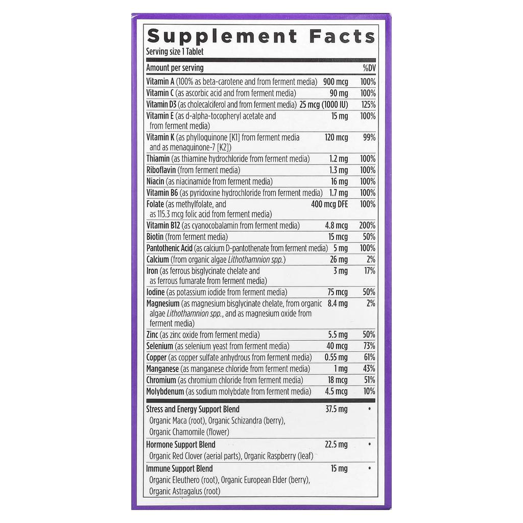 Мультивитамины для женщин One Daily Every Woman'S™, Вегетарианские таблетки, 96 таблеток