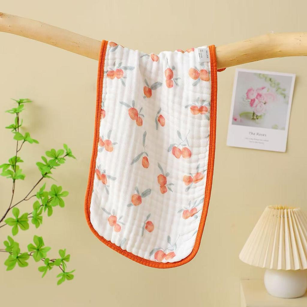 Мультяшное мягкое впитывающее 6-слойное детское марлевое банное полотенце - Детская махровая салфетка из чистого хлопка