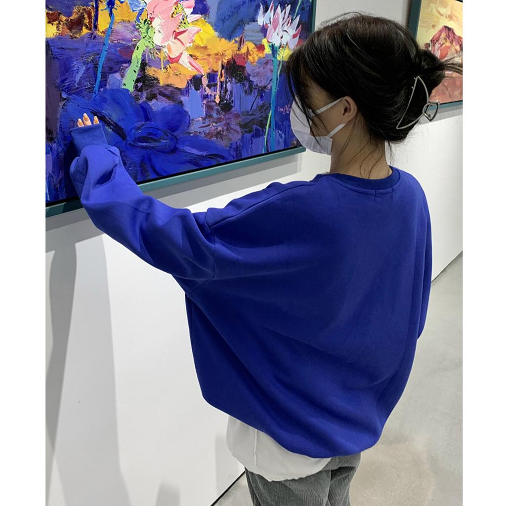 Бархатный свободный повседневный свитшот для женщин на осень и зиму, пальто, винтажная круглая горловина, длинный рукав, базовая рубашка, топ