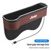 Для автомобиля Jeep Светодиодные фонари Ящик для хранения за сиденьем Держатель для стакана с USB-зарядкой Для Jeep Grand Cherokee Wrangler JK Gladiator Compa