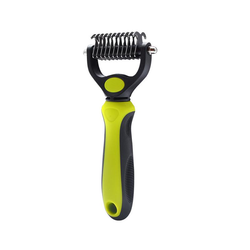 A Pet Double-sided Knot Comb Dog Comb Dog Comb Cat Beauty Hair Removal Cat Comb Pet Supplies