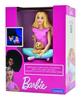 LEXIBOOK - Réveil veilleuse Barbie - Sons et mélodies, écran LCD rétro-éclairé et lumineux - Rose