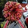 Wedding Car Decoration Set: Hand-Pulled Flower, Double Happiness Ribbon, Bows & Arrangements