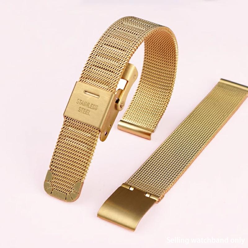 Винтажный Маленький Квадратный Металлический Ремешок для Часов CASIO A159w-n1 A158WA LA680 /690 Браслет Нержавеющая Сталь Миланская Сеточка 13/14/18/