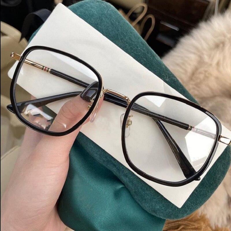Men And Women Retro Fashion Square Anti Blue Light Computer Glasses Reading And Playing Games To Protect Eyes