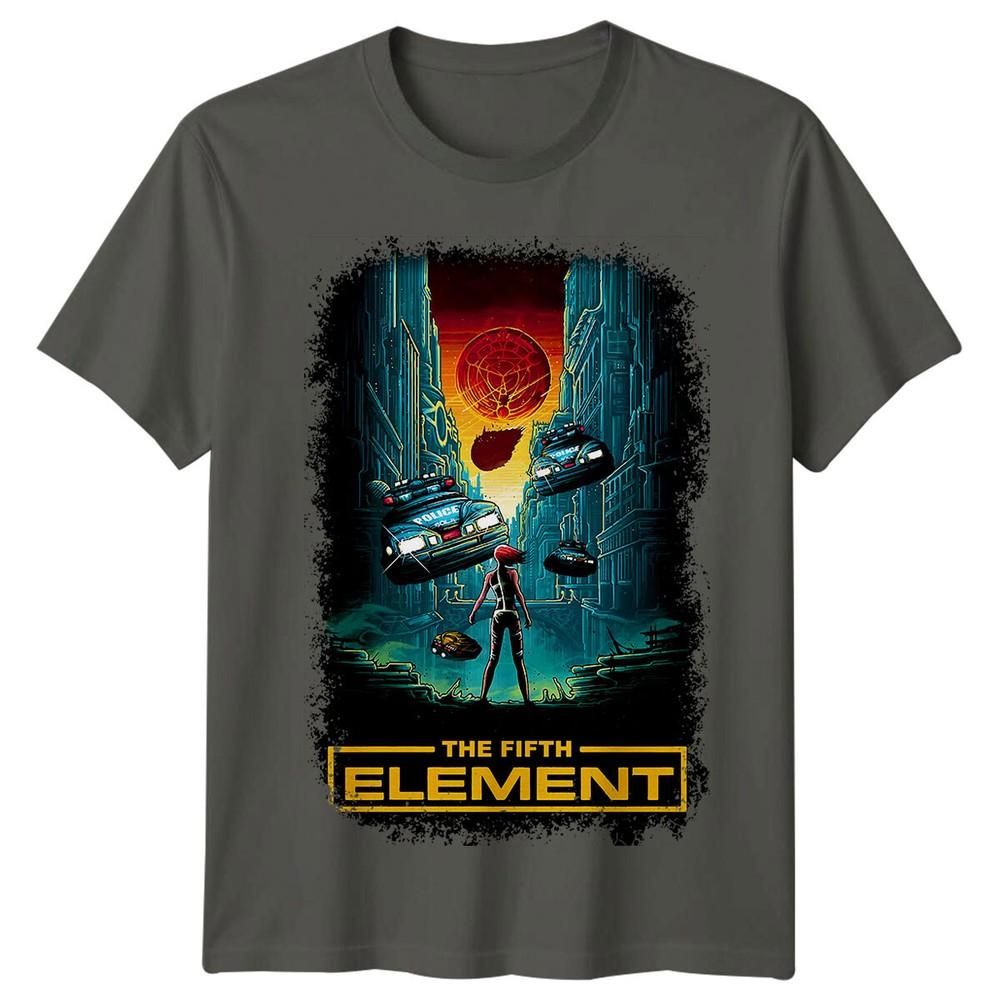 The Fifth Eleunisext 1997 Movie Poster Inspired Tshirt Retro Classic Tee Unisex