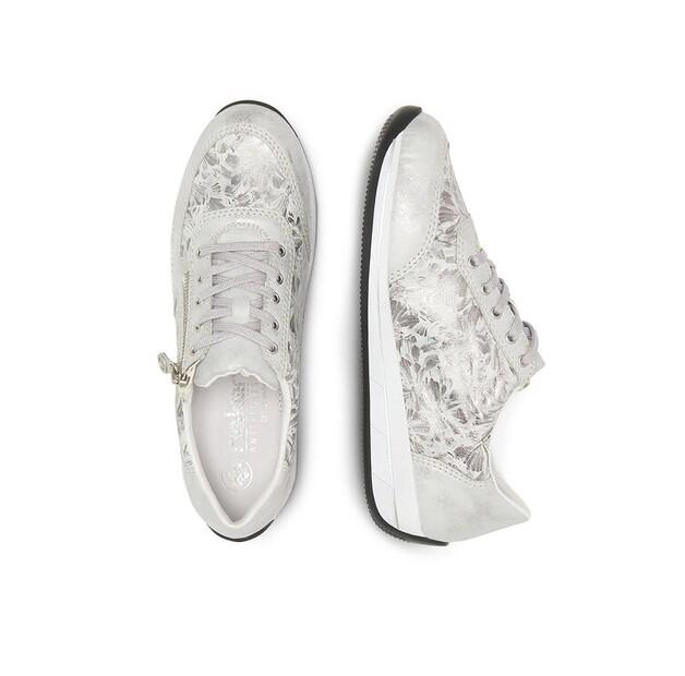 Кроссовки Rieker N1112-80 серебристый