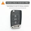 3-кнопочный складной ключ Чехол из цинкового сплава Подходит для VW GOLF 7 MK7 SKODA SEAT 2014 2015 2016 Корпус FOB OCTAVIA COMBI LEON IBIZA CUPTRA