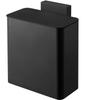 Yamazaki Tower Magnetic Trash Can with W17 X X Model 4269 Lid, Black, Approx. D9.5 H17cm,