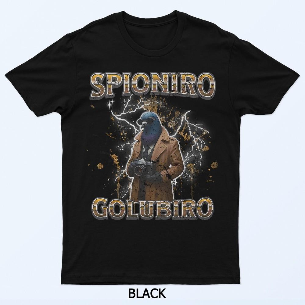 Spioniro Golubiro Итальянский Маразм Мем Юмор Тренд Футболка