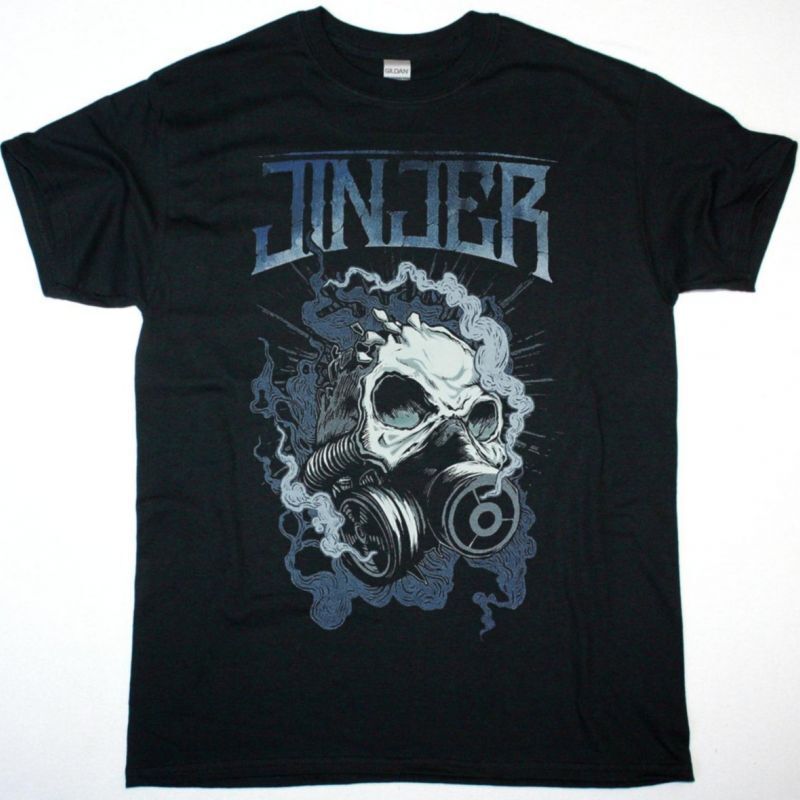JINJER GASMASK SKULL Cotton Shirt S-5XL Gift Funny Unisex T-Shirt