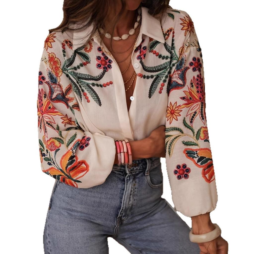 Women's Knit Top, Long Sleeve, Loose Fit for Spring and Fall