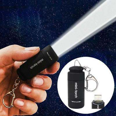 1 шт. мини-брелок карманный фонарик USB аккумуляторная светодиодная лампа Stonego фонарик лампа водонепроницаемый брелок свет