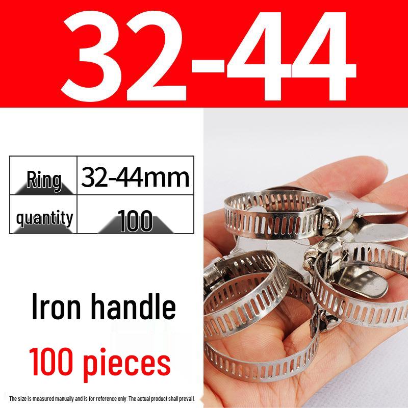 Хомут из нержавеющей стали, лента с ручной затяжкой для водопроводных и воздушных труб