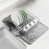 Heat Resistant Kitchen Dish Drainer Pad Nonslip Dish Drying Mat Countertop