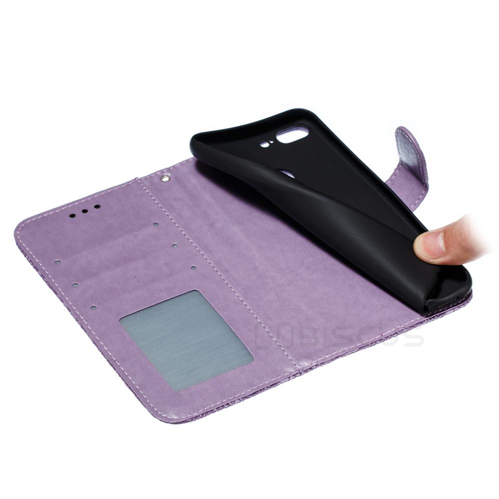 Кожаный чехол-книжка-бумажник с кружевом и цветком для Huawei P30 Lite Y5 Y6 Y7 2019 P Smart Honor 50 70 80 9 10 20 Lite 10i 8X 7A 7C 9X 8A A X8 9C Обложка в стиле книги