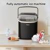 Mini Fully Automatic Ice Cube Making Machine Small Milk Tea Shop Commercial Ice Maker 15kg Household Intelligence Ice Making Machine