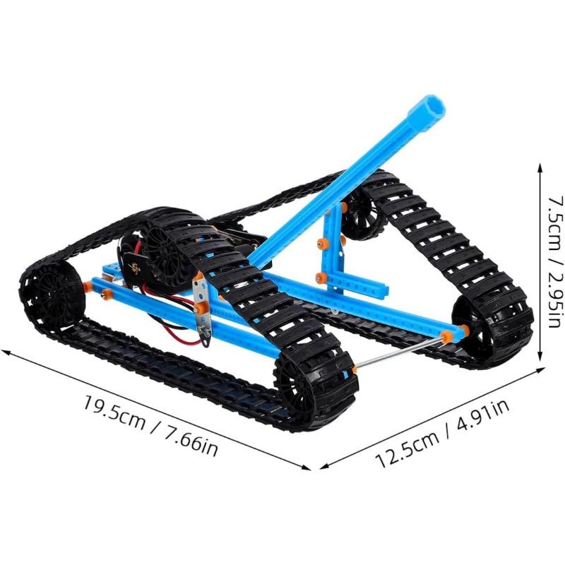 Набор для самостоятельной сборки модели гусеничной машины для научных проектов, образовательное учебное пособие, модель танка для экспериментов в классе и учебных экспозиций для коллекционирования
