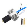 Extruder Hot End Kit All Metal Head Heating Block 0.4mm Brass Nozzle for Neptune 4 Plus 4 Maximum 3D