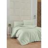Bedding Set - 1 Duvet Cover 220 X 240 Cm + 2 Pillowcases 60 X 60 Cm - 100% Reinforced Cotton - Green