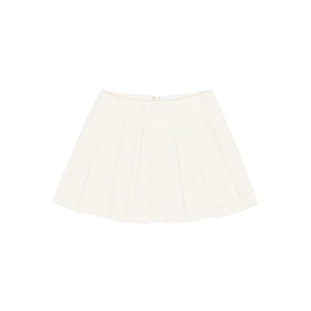 Pibbi Coated Pleated Skirt