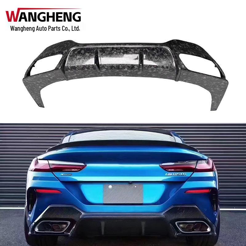 Задний сплиттер и диффузор из углеродного волокна для BMW 8 серии G14/G15/G16
