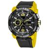 Спортивные часы Водонепроницаемые Мужские часы Цифровой LED-дисплей Кварцевые Аналоговые Секундомер Модные Зеленые Оранжевые Часы 8039 Мужские Часы