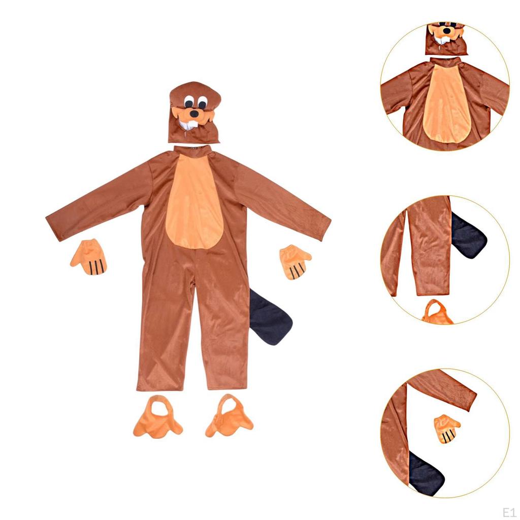 Костюм речной выдры для детей Косплей вечеринка Товары для выступления на сцене