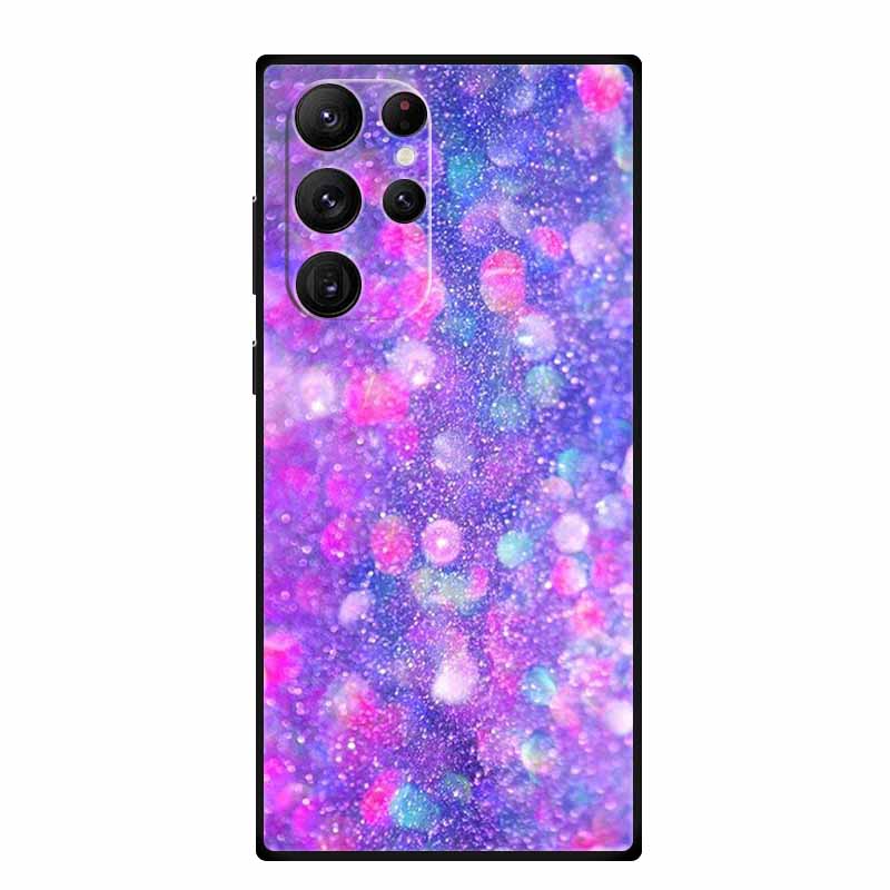 Чехол для Samsung S22 / S23 Ultra S23Ultra Черный Силиконовый Мягкий Чехол для Телефона Для Samsung Galaxy S22 Ultra Задняя Крышка Чехол S 23 Ultra