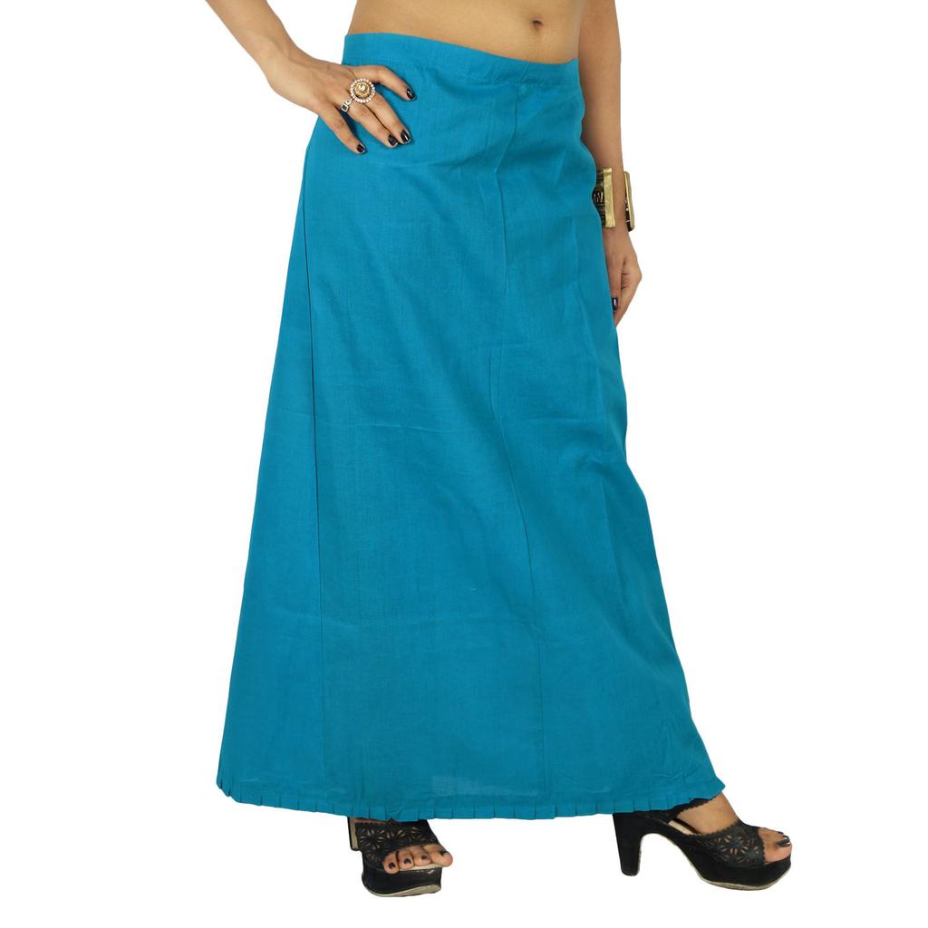 Твердым хлопком Болливуда сшитая Инскирд подкладка индийской юбки для сари