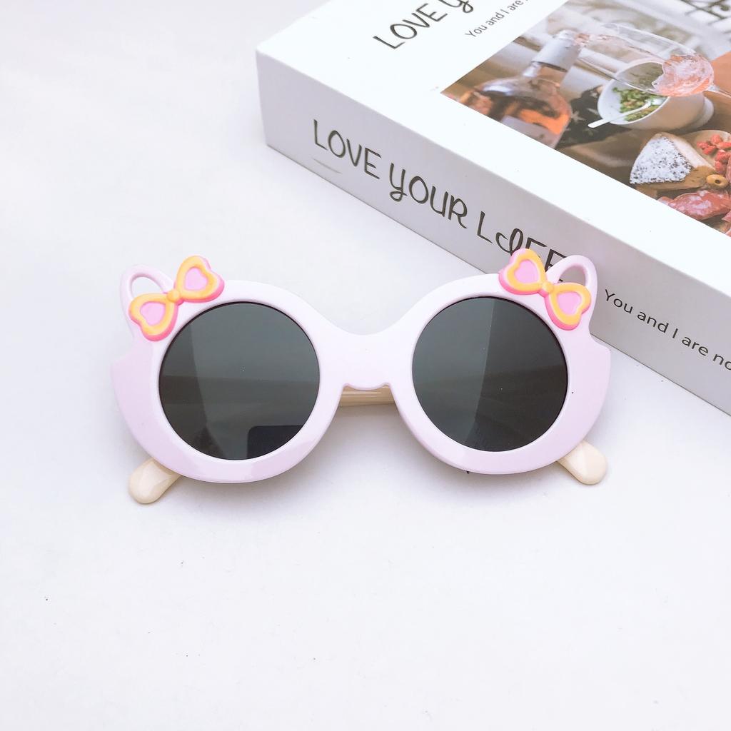 Детские солнцезащитные очки Детские силиконовые солнцезащитные очки Детский веселый милый котенок Солнцезащитные очки с защитой от УФ-лучей
