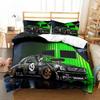 Drift Cars Cool Racing Car Bedding Set Single Twin Full Queen King Size Bed Set Adult Boys Bedroom 3D Print Men Boys Gift