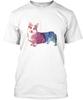 Corgi Tees Футболка Сделано в США Размер от S до 5XL