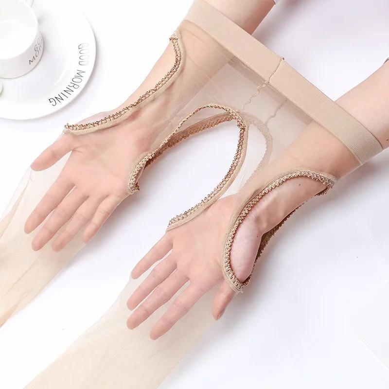 Sexy New 5D Breathable Tights Open Transparent Crotchless Women Pantyhose Ultra-thin Nylon Tights Stretchy Stockings Female Girl