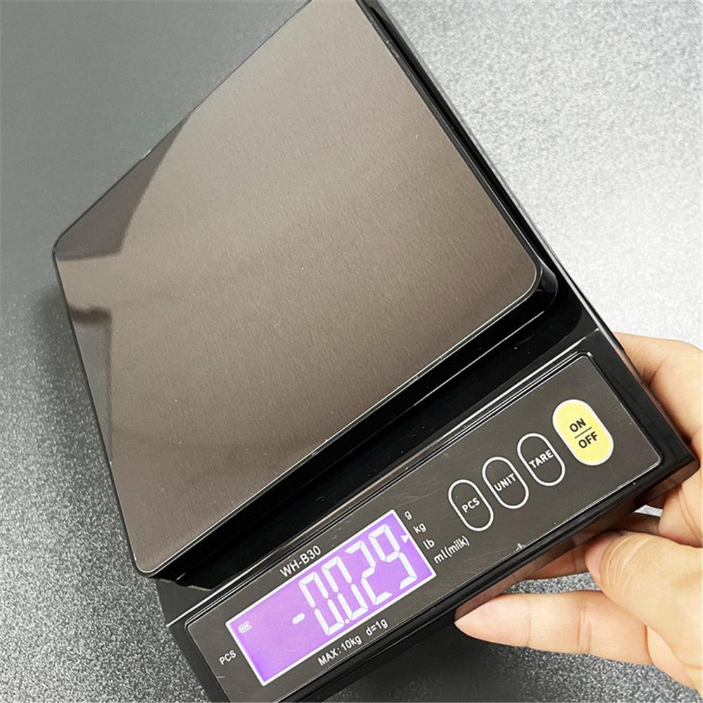 Полностью водонепроницаемые электронные кухонные весы 5 кг/0,1 г 10 кг/1 г цифровые измерительные весы подходят для зарядки через USB/подключения/аккумулятора